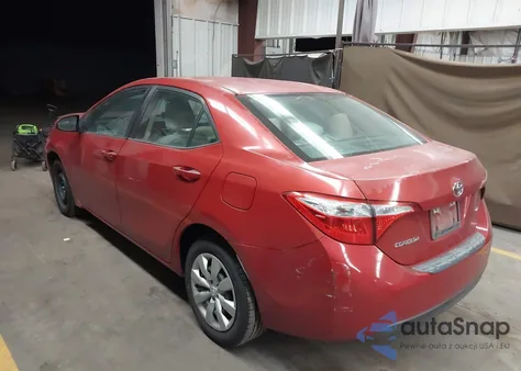 2016 Toyota Corolla Le из США, поврежденный, VIN 5YFBURHE8GP387625